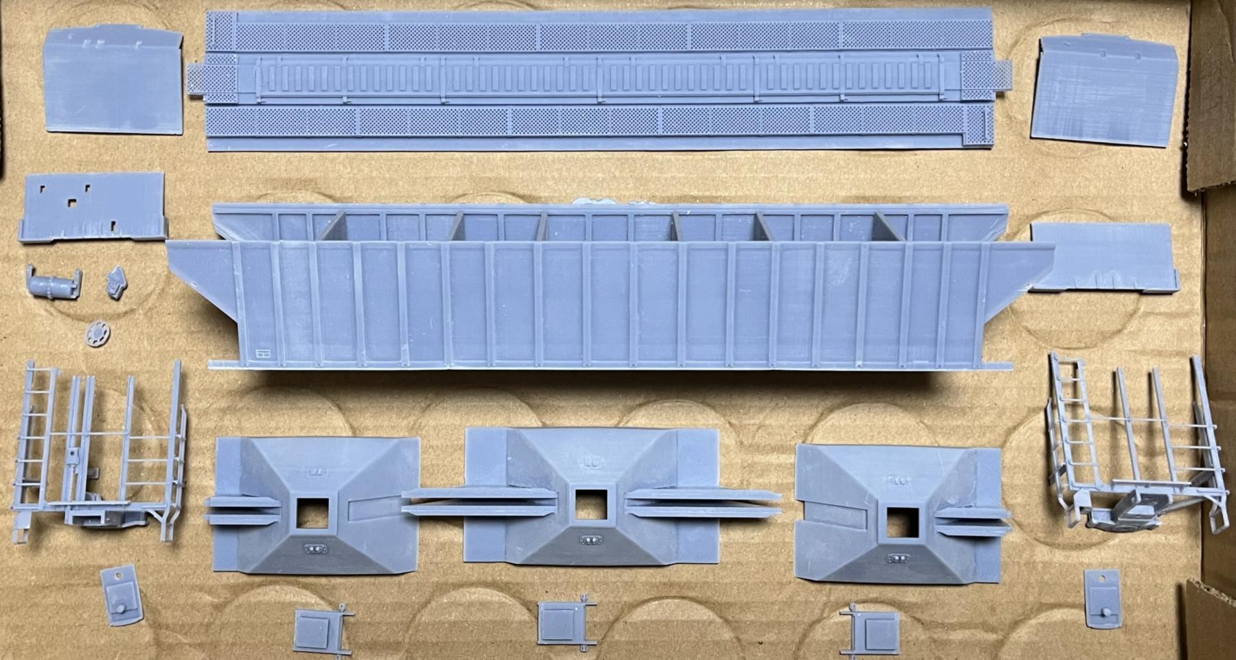 3Dprinted 4740cuft Covered Hopper NASG